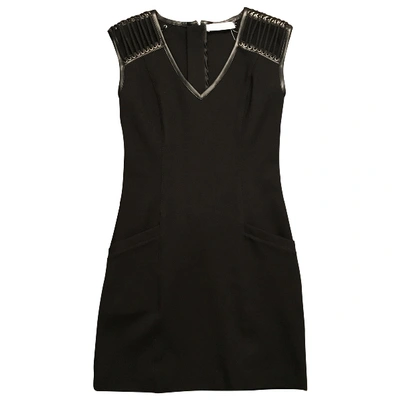 Pre-owned Pierre Balmain Mini Dress In Black