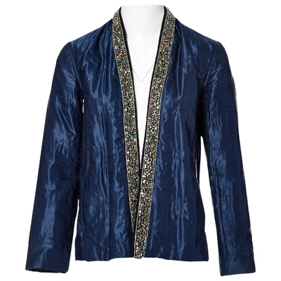 Pre-owned Isabel Marant Silk Jacket In Blue
