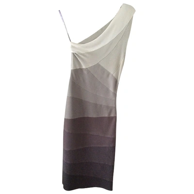 Pre-owned Herve Leger Mid-length Dress In Other