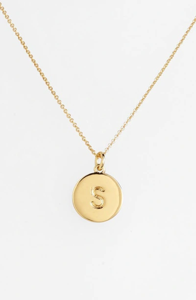 Kate Spade 'one In A Million' Initial Pendant Necklace In Initial S
