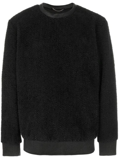 Helmut Lang Black Sherpa Sweater