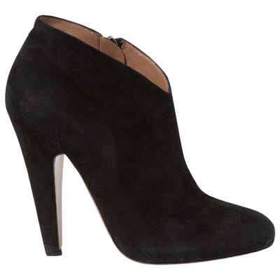 Pre-owned Alaïa Ankle Boots In Black