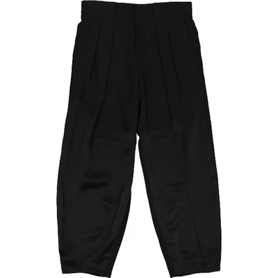 Pre-owned Chloé Trousers In Black