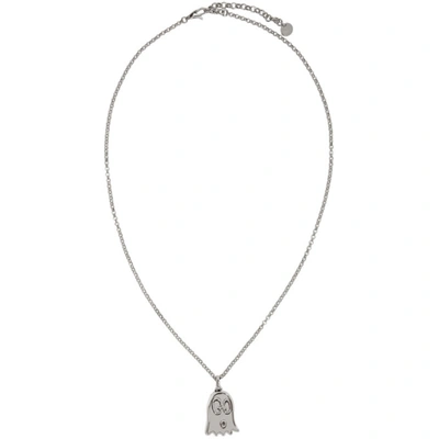 Gucci Ghost Necklace In Silver In Undefined