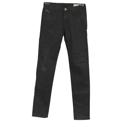 Pre-owned Diesel Slim Jeans In Black