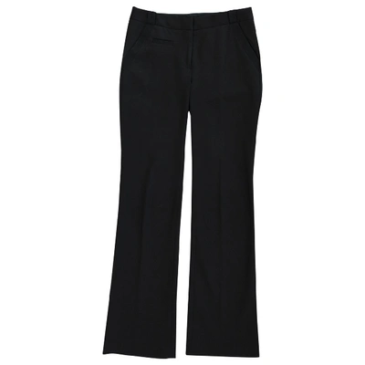 Pre-owned Diane Von Furstenberg Trousers In Black