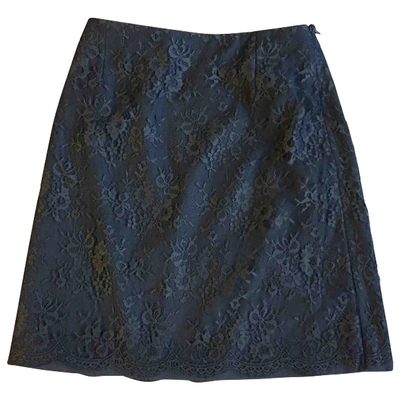 Pre-owned Versace Wool Mini Skirt In Brown