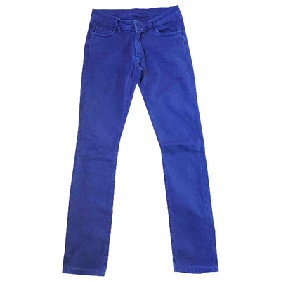 Pre-owned Ballantyne Straight Jeans In Purple