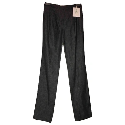 Pre-owned Dior Trousers In Grey