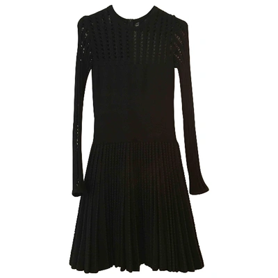 Pre-owned Alaïa Wool Dress In Black