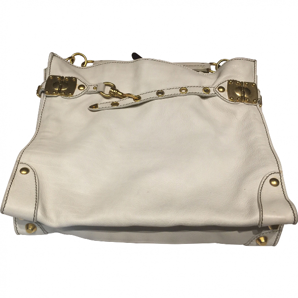miu miu white handbag