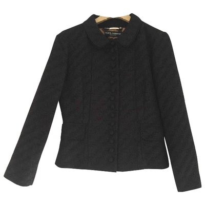 Pre-owned Dolce & Gabbana Wool Jacket In Black