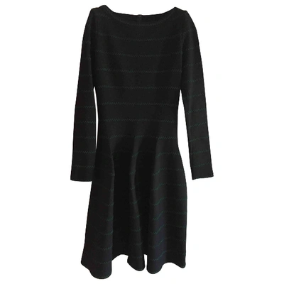 Pre-owned Alaïa Wool Dress In Black