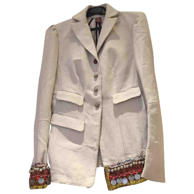 Pre-owned Dondup Beige Cotton Jacket
