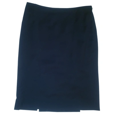 Pre-owned Paul Smith Wool Mini Skirt In Blue