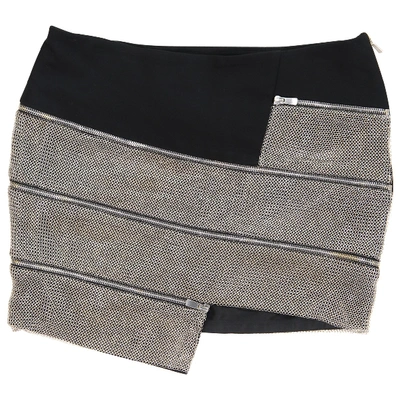 Pre-owned Jay Ahr Mini Skirt In Metallic