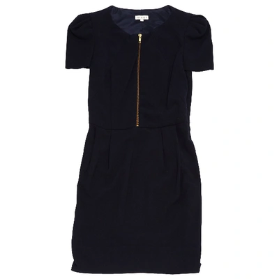 Pre-owned Claudie Pierlot Mid-length Dress In Navy