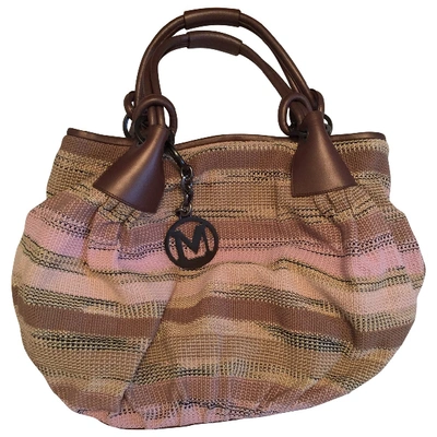 Pre-owned M Missoni Cloth Handbag In Beige