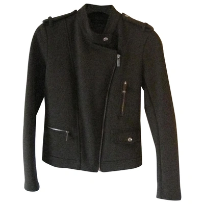 Pre-owned Barbara Bui Khaki Leather Jacket