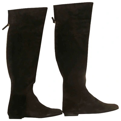 Pre-owned Giuseppe Zanotti Boots In Brown