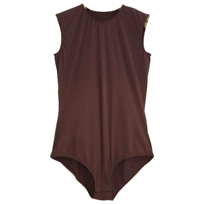 Pre-owned Maison Margiela Top In Brown