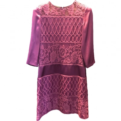 Pre-owned Alberta Ferretti Dress In Purple