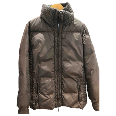 Pre-owned Moncler Jacket In Brown