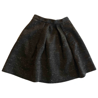 Pre-owned Gerard Darel Black Wool Skirt