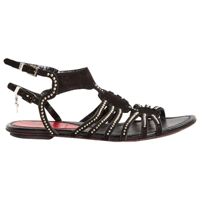 Pre-owned Cesare Paciotti Sandals In Black