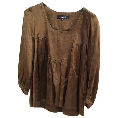 Pre-owned Isabel Marant Silk Blouse In Khaki