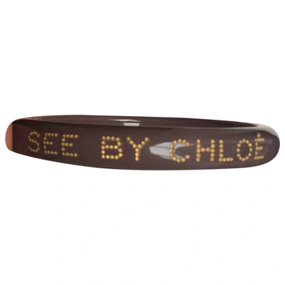 Pre-owned See By Chloé Plastic Bracelet In Other