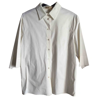 Pre-owned Michael Kors Shirt In White