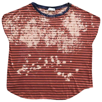 Pre-owned Faith Connexion Glitter T-shirt In Red