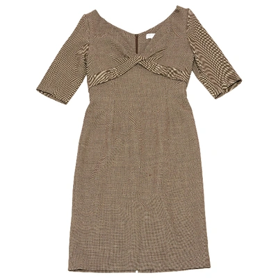 Pre-owned Paul & Joe Wool Mid-length Dress In Brown