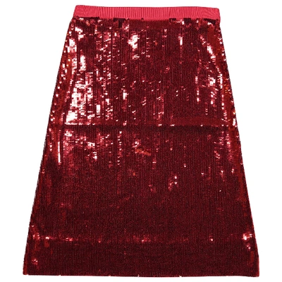 Pre-owned Jonathan Saunders Mid-length Skirt In Red