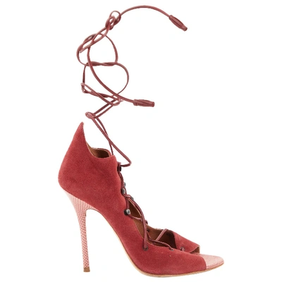 Pre-owned Malone Souliers Sandal In Pink