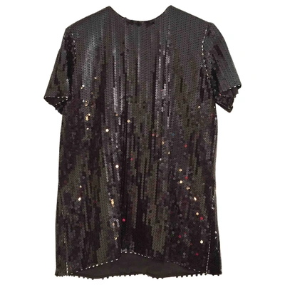 Pre-owned Nina Ricci Brown Polyester Top