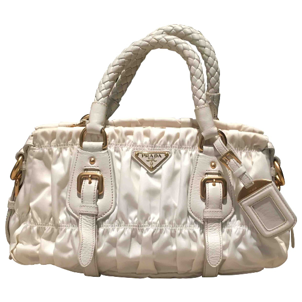 prada white purse