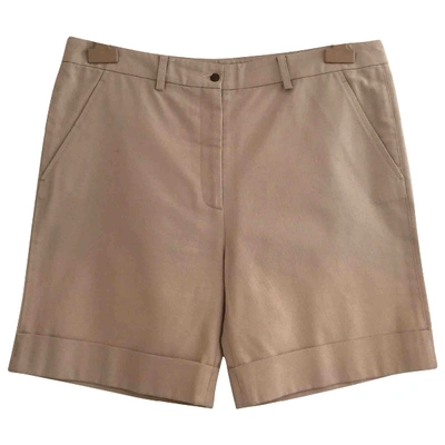 Pre-owned Balenciaga Short Pants In Beige