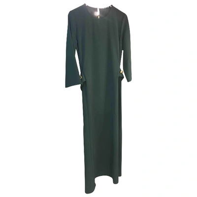 Pre-owned P.a.r.o.s.h Maxi Dress In Green