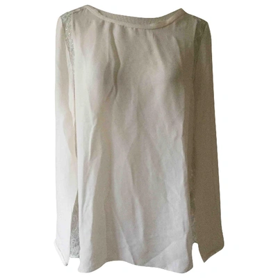 Pre-owned By Malene Birger White Synthetic Top