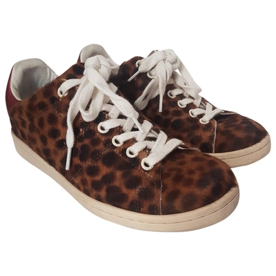 Pre-owned Isabel Marant Bart Pony-style Calfskin Trainers In Other