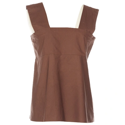 Pre-owned Marni Vest In Brown