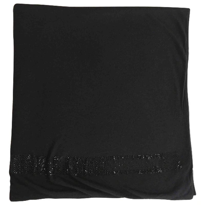 Pre-owned Chanel Cashmere Stole In Black