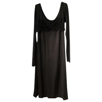 Pre-owned Versace Silk Mid-length Dress In Other
