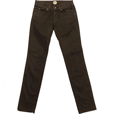 Pre-owned Notify Slim Jeans In Brown
