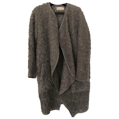 Pre-owned Vanessa Bruno Wool Coat In Grey
