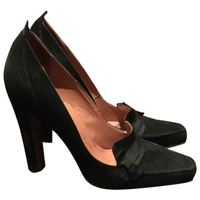 Pre-owned La Perla Heels In Black