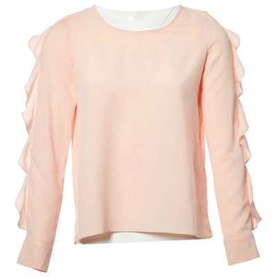 Pre-owned Maje Pink Polyester Top
