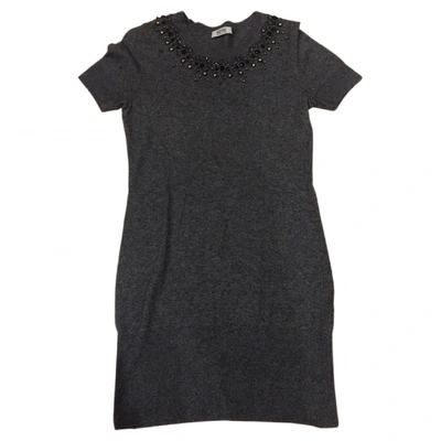Pre-owned Moschino Cheap And Chic Wool Dress In Grey